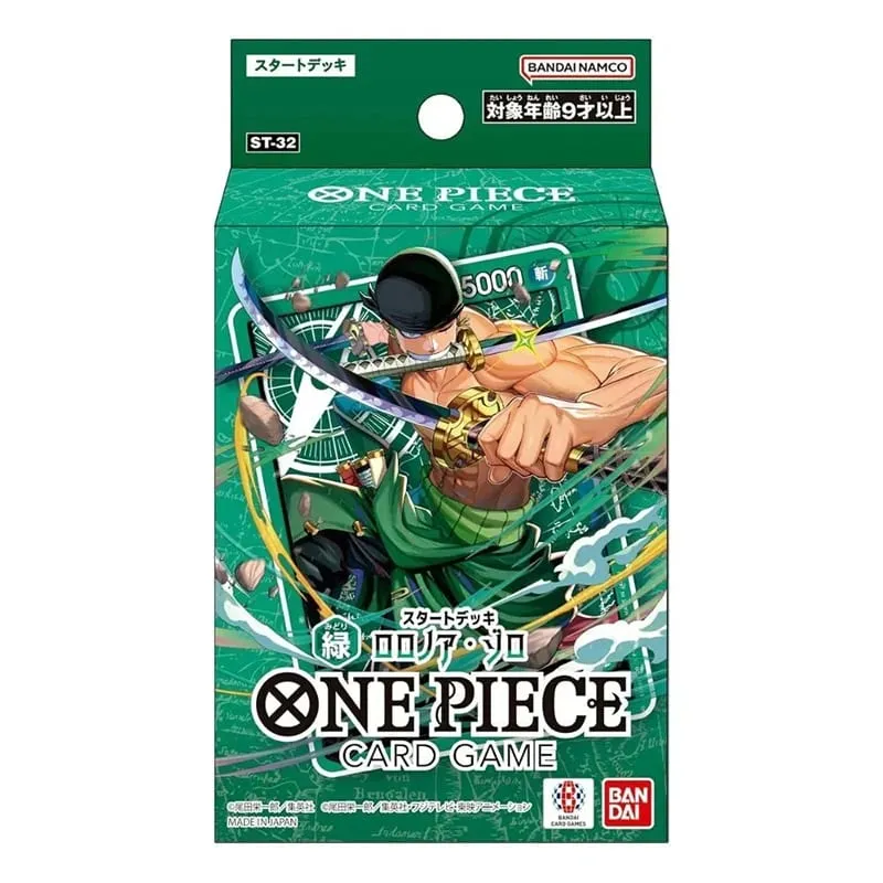 New BANDAI One Piece Card Game Zoro Roronoa ST-31 Starter Deck TCG JAPAN Collection Card in Stock