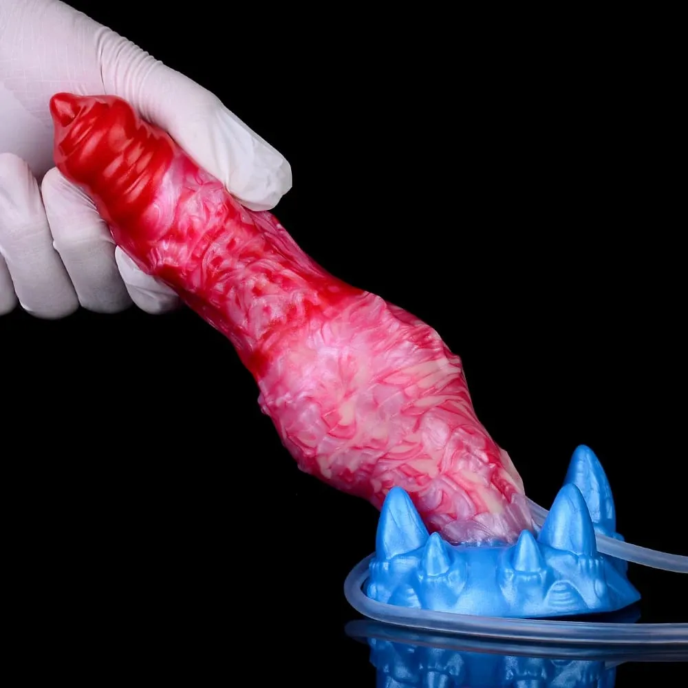 Gode ​​gonflable en Silicone avec nœud d'éjaculation, circonférence réglable, fantaisie, pénis de cheval, jouets sexuels pour adultes, dilatateur Anal