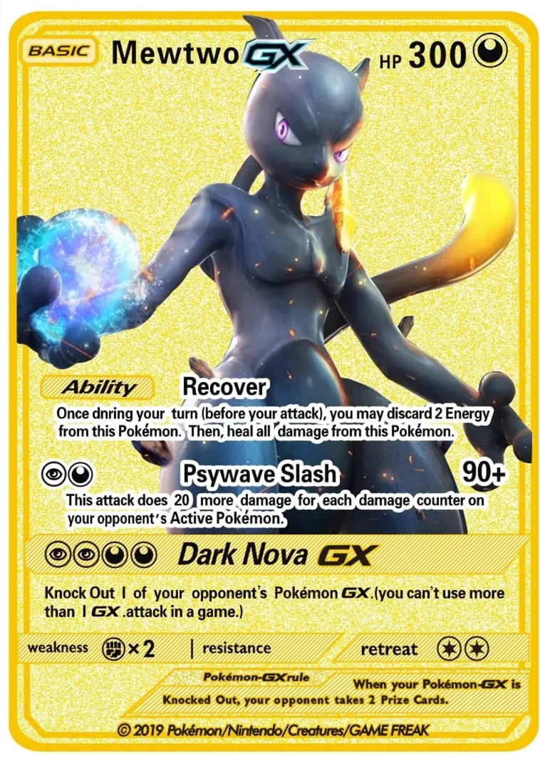 Pokemon Metal Game Collection Card Anime Figure Charizard Pikachu Blastoise Mewtwo Battle Collection Carte Card Toy Gift