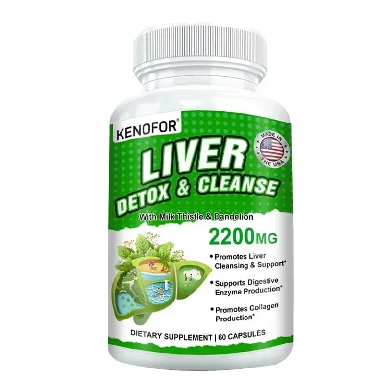 Milk Thistle with Dandelion Root-Silymarin-Antioxidant Liver & Kidney Health Support Supplement - Vegan Non-GMO Gluten Free