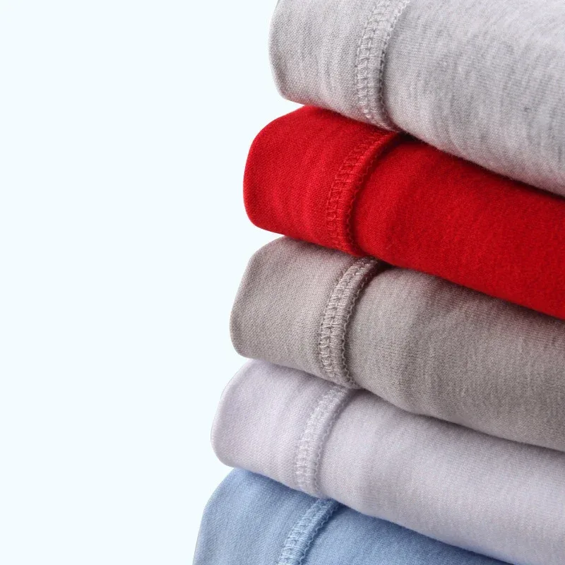 Solid Color Fat Plus Size Men's Underwear Mens Underpants 100% Cotton Comfortable Breathable Loose Large Size Men Briefs Panties — image 12