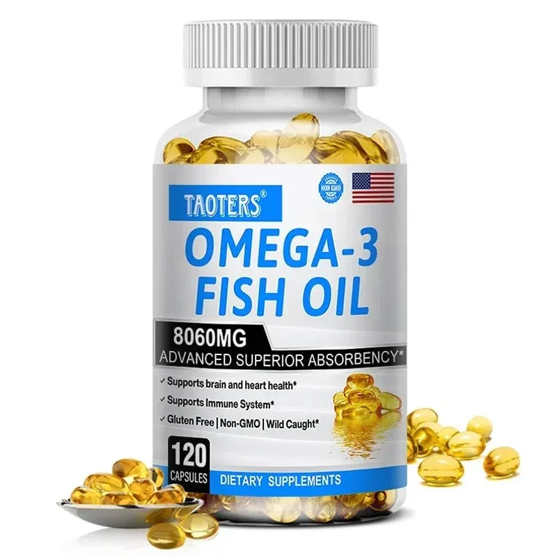 Omega-3 & EPA DHA – Heart Health Brain Health Inflammation Health Support Gluten-Free Easy To Swallow — image 9