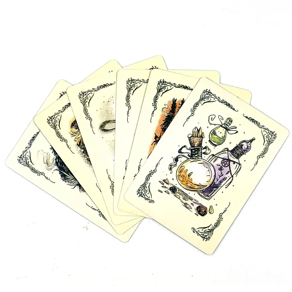 Hot Selling Oracle Deck Leisure Entertainment Card Family Gathering Divination Deck Tarot Board Playing Game Card Holiday Games