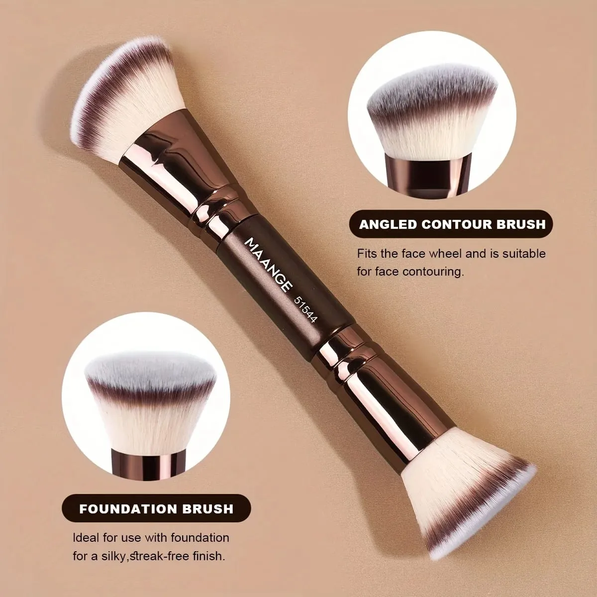 16pcs Face Brushes Set Foundation Blush Concealer Eye Shadow Brushes Multi-Purpose Brush Set Kabuki Brush Festival Gift