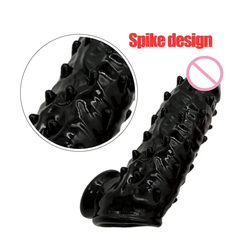 Male Silicone Penis Ring Reusable Cock Ring Lock Delay Ejaculation anillo hombre Penis Sleeve Chastity Erotic Sex Toys For Men