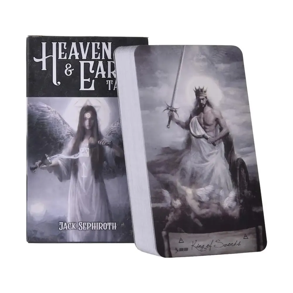 Heaven Earth Tarot Kit Cards 78 New Tarot Cards For Beginners With Guidebook Card Game Board Game Exquisite And Guidebook — image 1