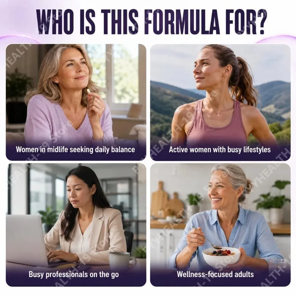 Menopause Total Support Probiotic Capsules 15 Billion CFU 5 Strains Prebiotic For Digestive Microbiome Wellness Adult 30 Count