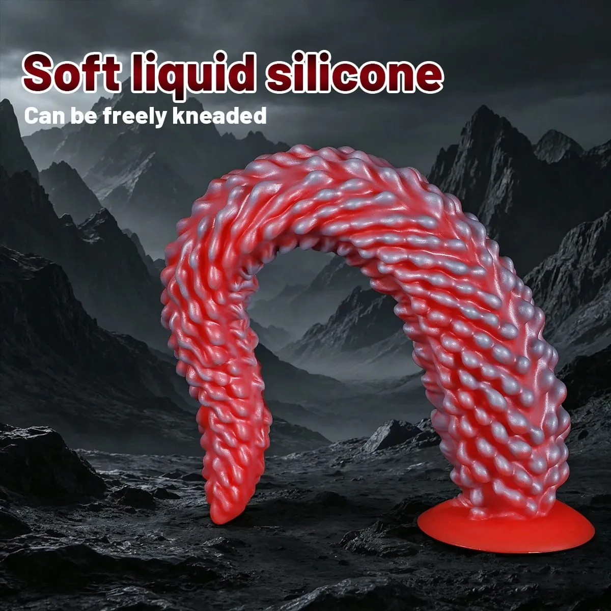 Huge Long Buttplug Monster Tentacle Silicone Anal Plug Dildo with Strong Suction Cup Clitoris Vagina Stimulation Adult Sex Toys