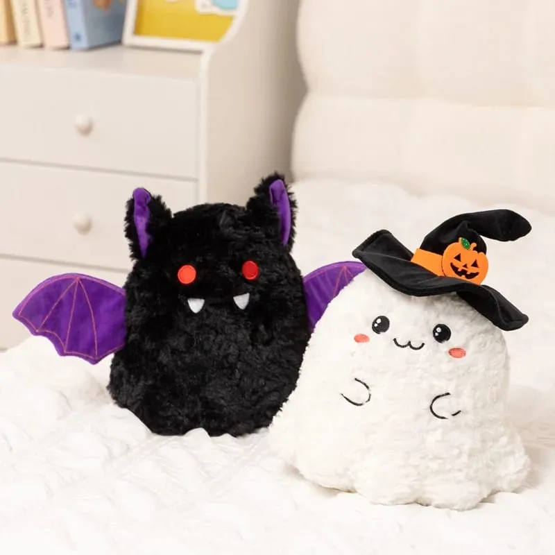 New Creative Halloween Ghost Plushie Soft Toy Pumpkin House Plush Pillow Funny Spooky Decor Cushion for Party Home