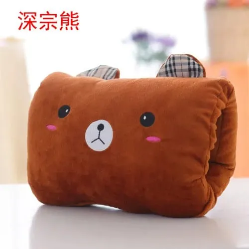 Generic Cartoon Plush Hand Warmer Pillow Soft Warm Hand Insert Cushion Office Nap Support Gift For Adults