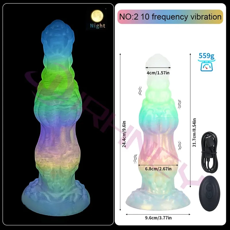Vibrator Anal Dildos for Women Masturbator Consolador Silicone 10 Frequency Vibrador Anal Plug 18+ G Spot Clitoral Stimulator