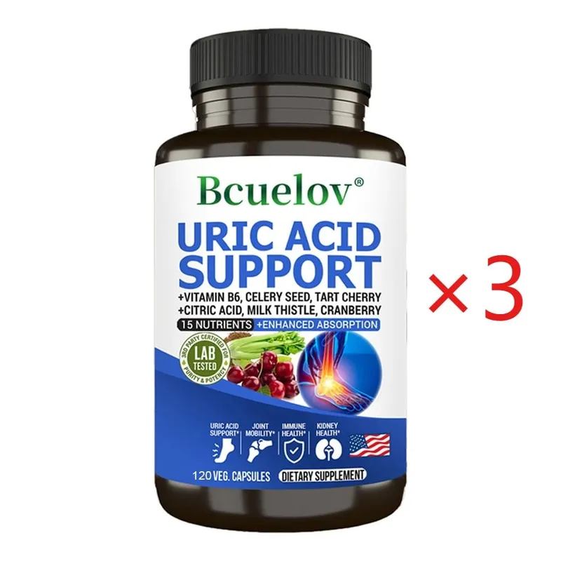 Uric Acid Cleanse Detox Capsules - Uric Acid Cleanse & Kidney Support Joint Support Supplement & Promote Joint Health & Detox