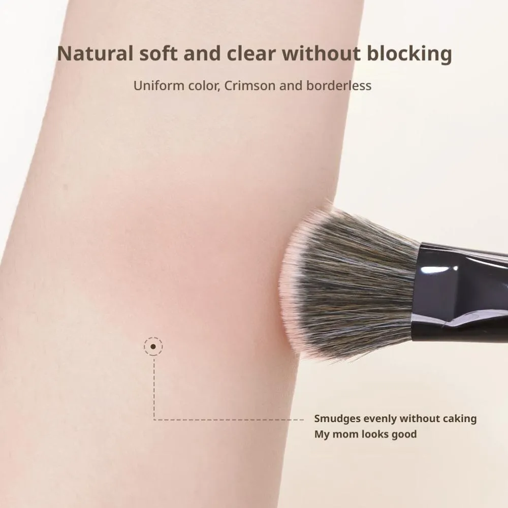 Powder blusher brush on slope Cream Liquid Blush Makeup Brushes Flat Small Precise Blush Brush Makeup Tools