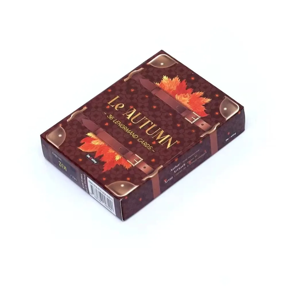 Nouveau Le Tarot d'automne 36 cartes Lenormand, jeu de société, fournitures de fête amusantes et délicates, cadeau de fête en famille, nouvelle collection