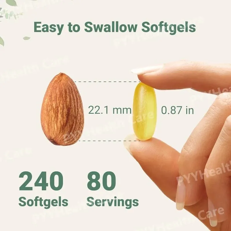 Triple Strength Omega 3 rybí olej doplňky 4200 mg EPA bez odřeniny s citronovou příchutí 1200 mg DHA 900 mg 240 měkkých gelů — image 4