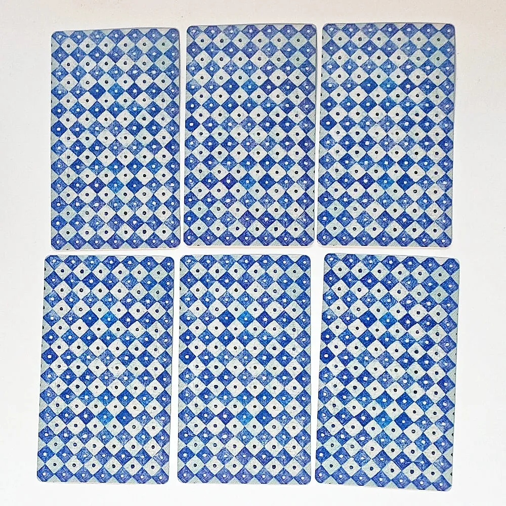 مطبوعة على 350GSM بطاقات منقوشة مزدوجة 12*7 سم سطح التارو الكلاسيكي المعاد اكتشافه 78 قطعة بطاقات التارو مرسومة بأقلام كروية