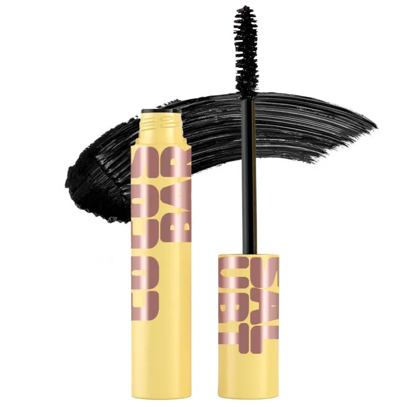 Mascara imperméable noir allongeant le recourbement des cils noirs Extension de cils maquillage de beauté Mascara longue tenue Mascara en fibres de soie