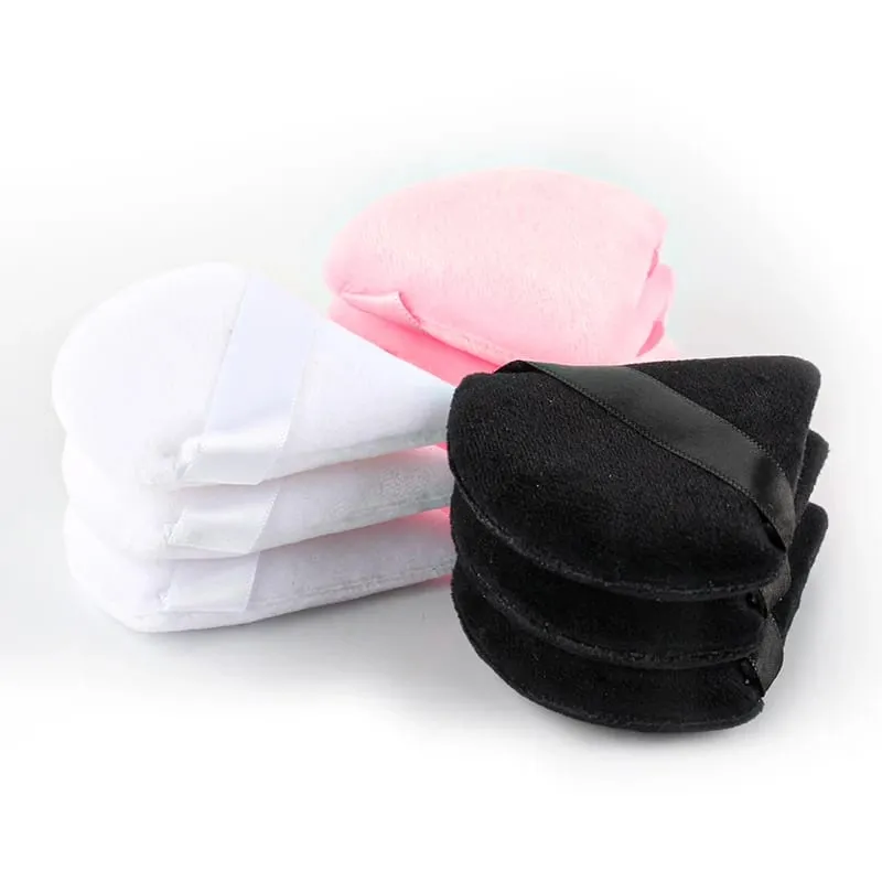 1/2/3/6 PCS Triangle Powder Puff For Loose Powder Cosmetic Foundation Puff Makeup Tool Reusable Sponge Washable Soft Powder Puff