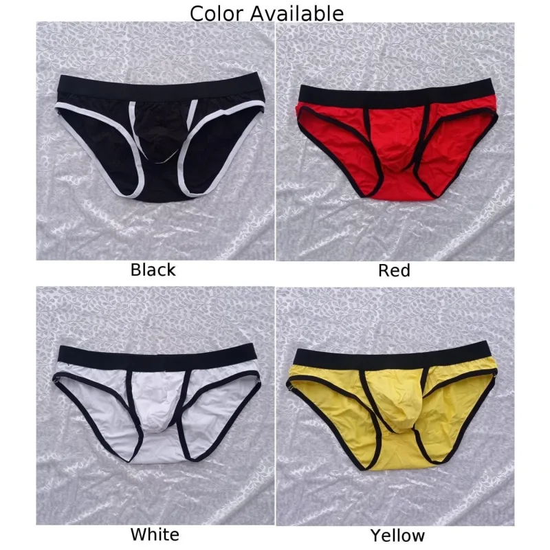 Gloednieuwe herenslips slipje ondergoed katoenmix elastische lage taille man M ~ 2XL zakje rekbare zomer alle seizoenen — image 5