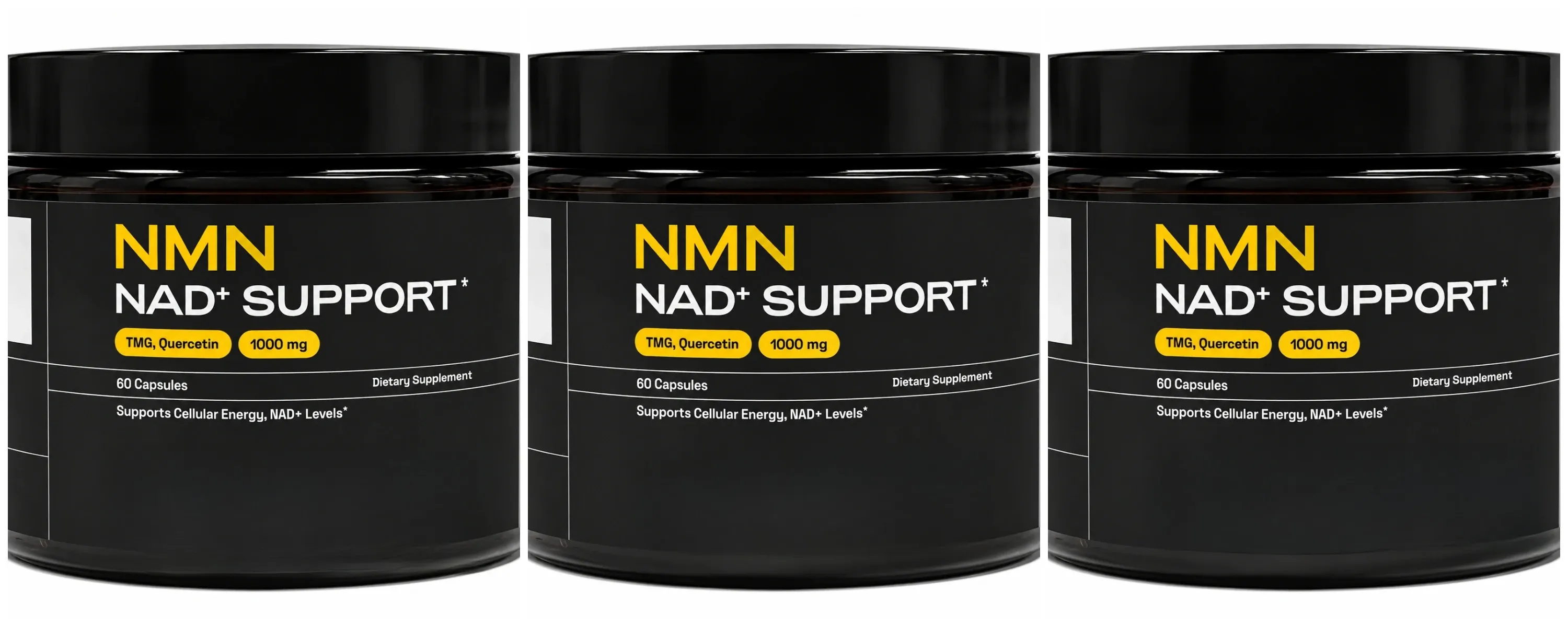 NMN NAD+ Support Capsules 1000mg Supports Cellular Energy Cognitive Health NAD+ Levels with TMG Quercetin 60 Capsules Adults — image 9