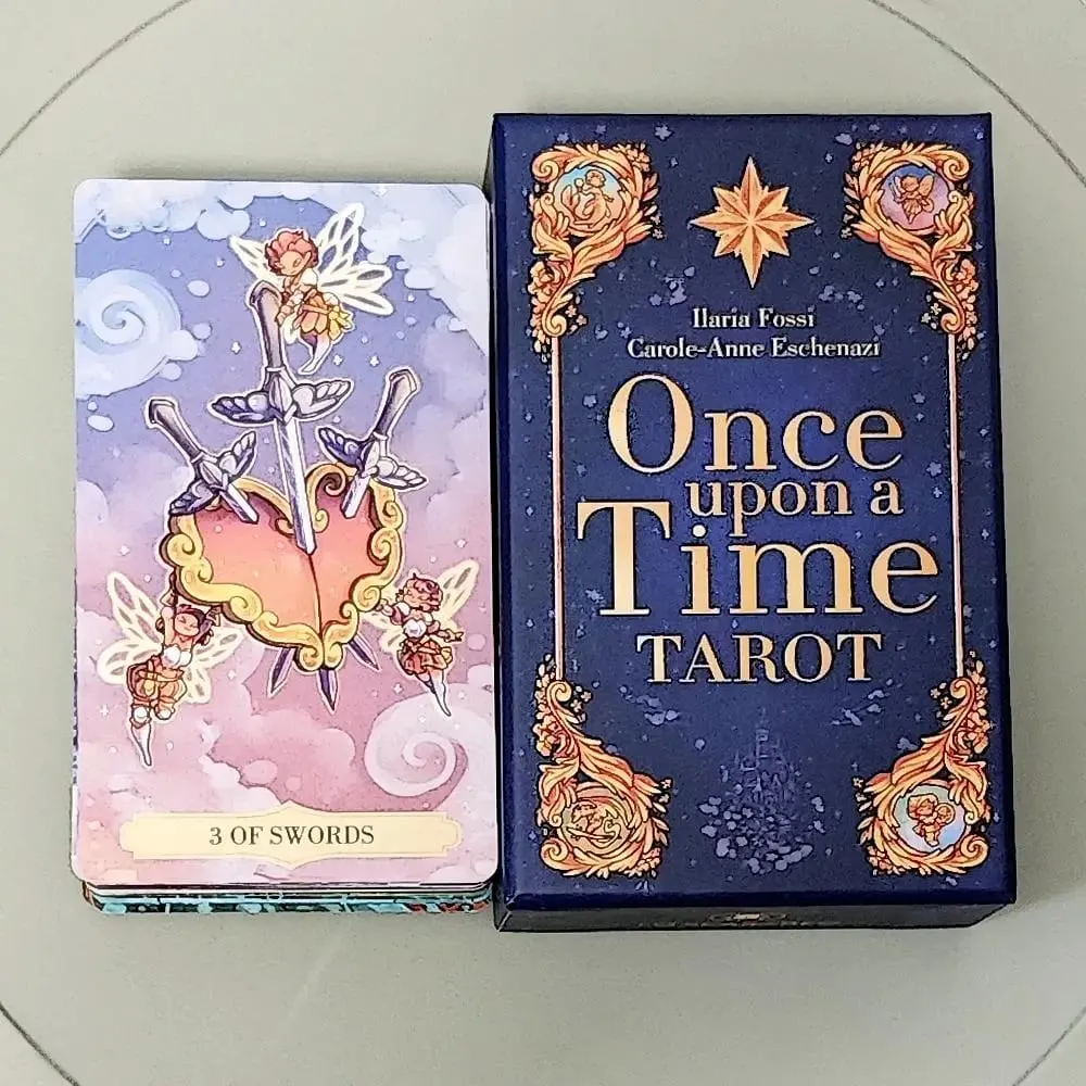 Once Upon A Time Tarot Deck 80 Pcs Tarot Cards (na may 2 Espesyal na Card) 12*7cm Sa Rigid Box