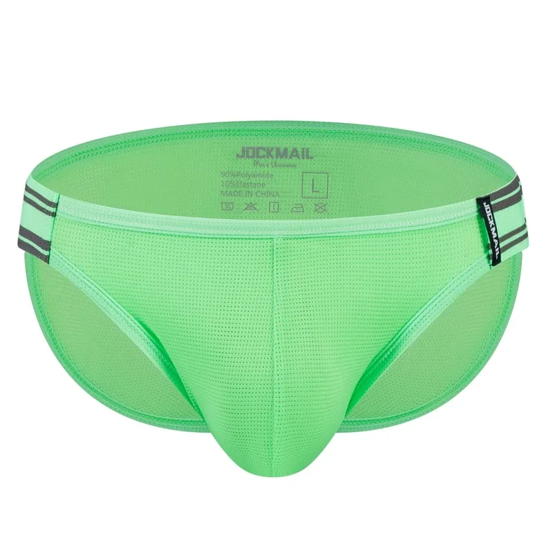 Herreundertøjstrusser Underbukser Nylon Mesh Quick Dry Herre Jockstrap Bikini Slip Herrebokserbukser eller som svømmebadebukser