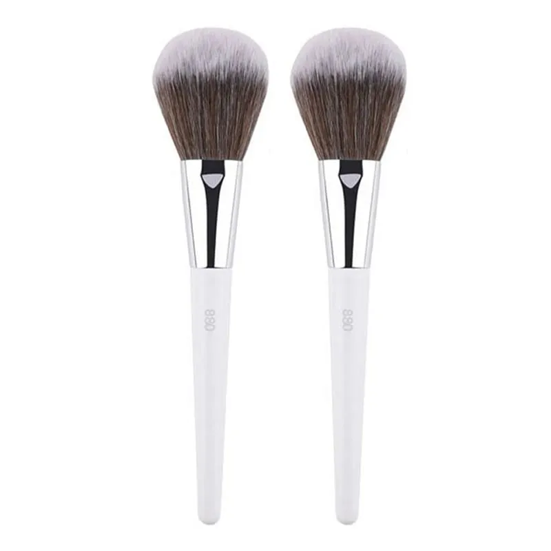 1 stk hvide pulver makeup børster 3D flydende foundation base make up børste Øjenskygge blanding Detail Face Eye Concealer Skønhedsværktøj