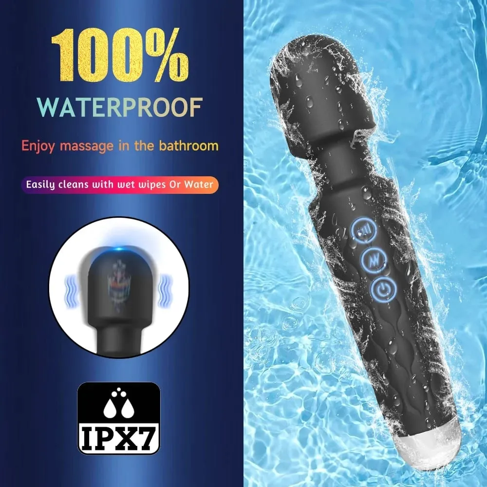 Powerful G-Spot Vibrator Female Clitoris Stimulator Dildo AV Magic-Wand Vagin Massager Masturbator Sex Toys for Women Erotic 18+