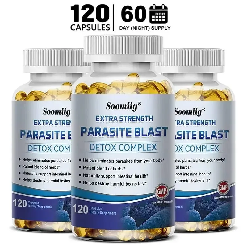 Super Parasite Removal Detoxification Complex 1475 Mg Quickly Eliminates Parasites Intestinal Health Relieves Indigestion