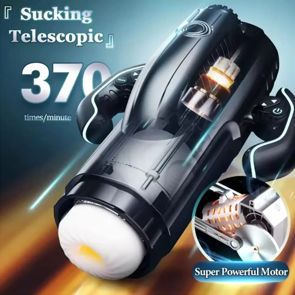 Bermuda Masturbator Powerful Vacuum Sucking Blowjob High-Speed Piston Telescopic Male Masturbation Cup Sex Toys for Men