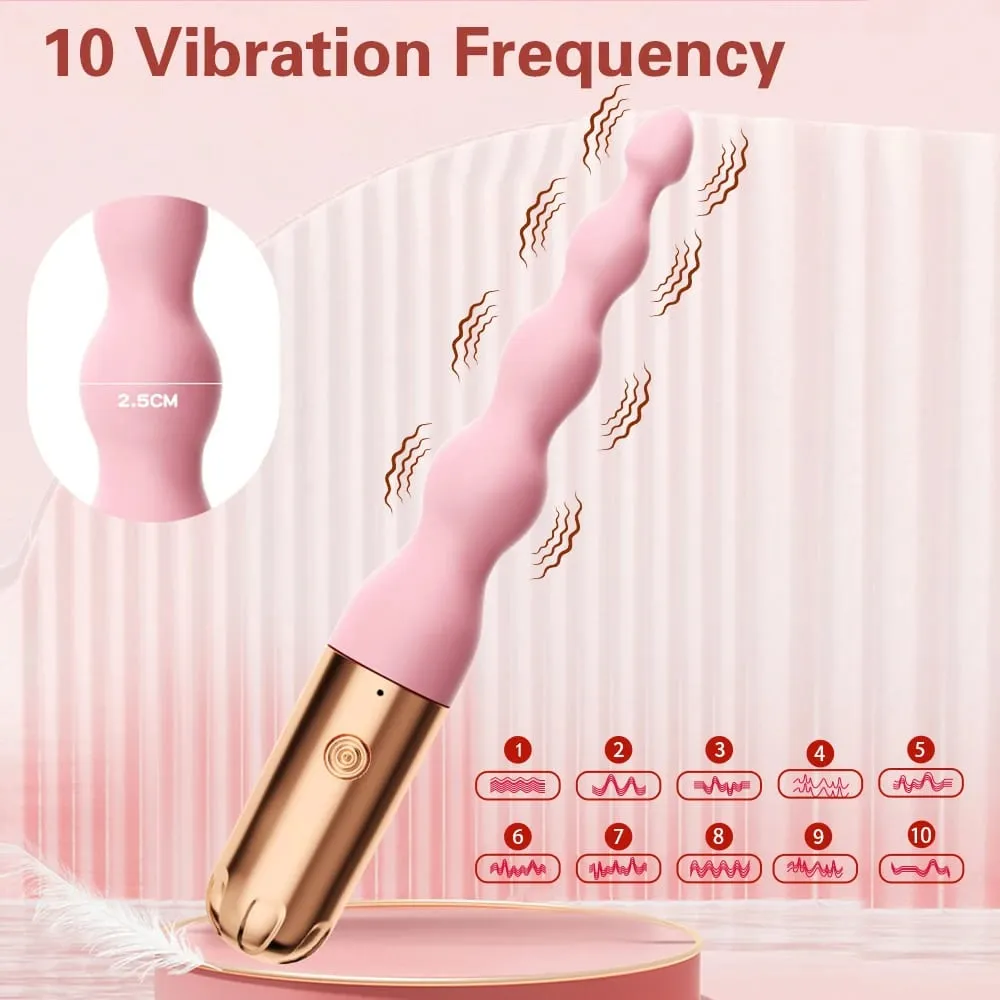 Anal Bead Vibrator Sex Toys For Women Vagina Clitoris Stimulator Vibrating Butt Plugs Male Prostate Massager Anus Sex Toy Couple