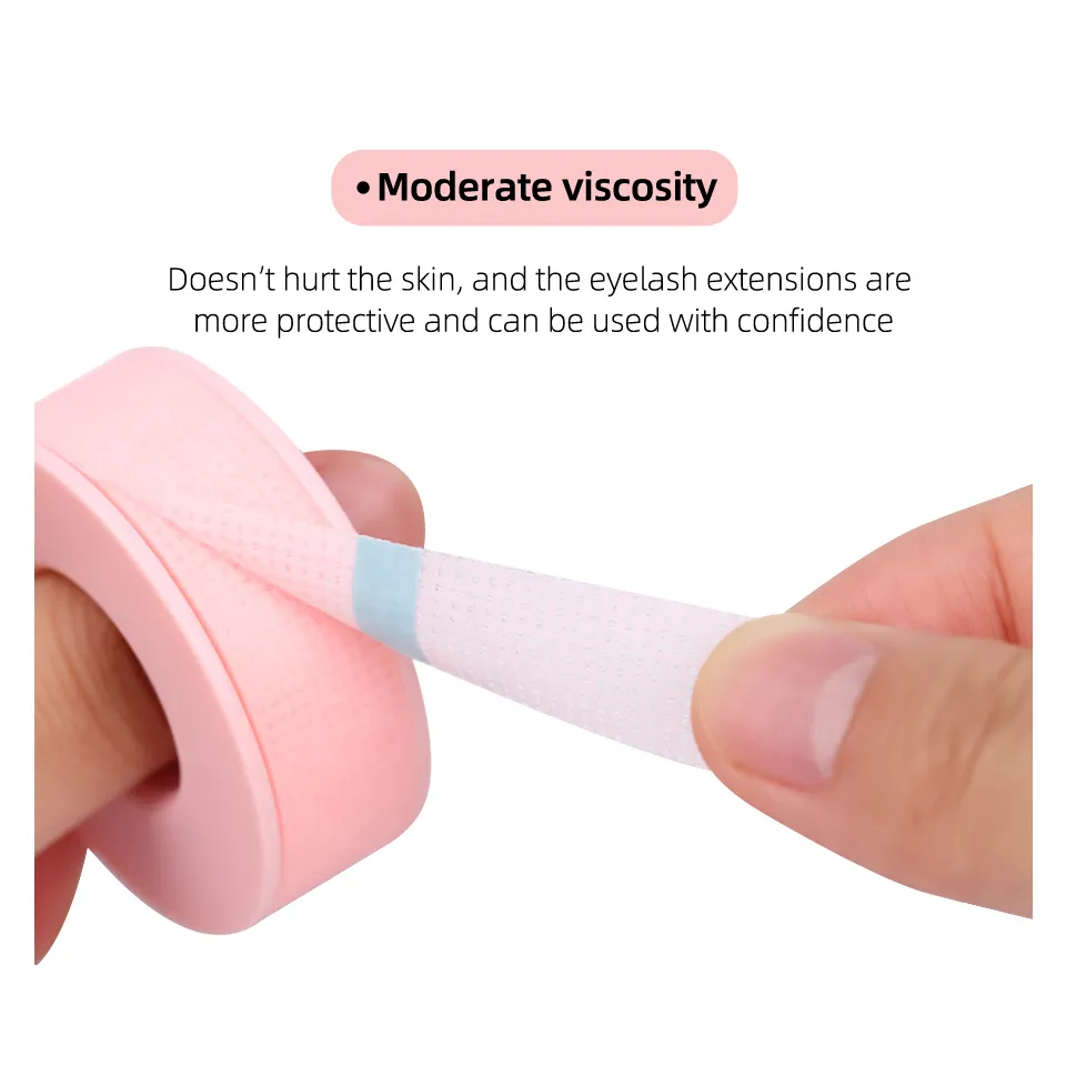 20Rolls/Lot Silicone Gel Tape for Lash Extension Sensitive Skin Multi Use Non-Woven Breathable Under Eye Pad Patches Makeup Tool — image 6