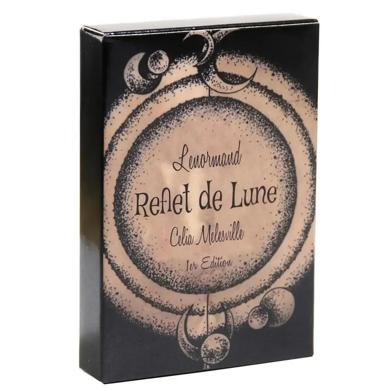 Lenormand Reflet De Lune Lenormand karty Tarotové karty Balíček Oracle Karetní hry pro zábavu pro dospělé Hry pro dospělé Párty potřeby Dárek