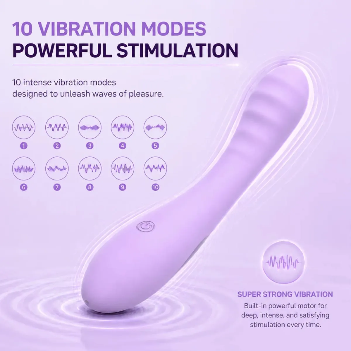 Vibrator for Women Ultra Soft Liquid Silicone Skin Friendly Flexible Rechargeable Waterproof Powerful Vibration Massage Sex Toy
