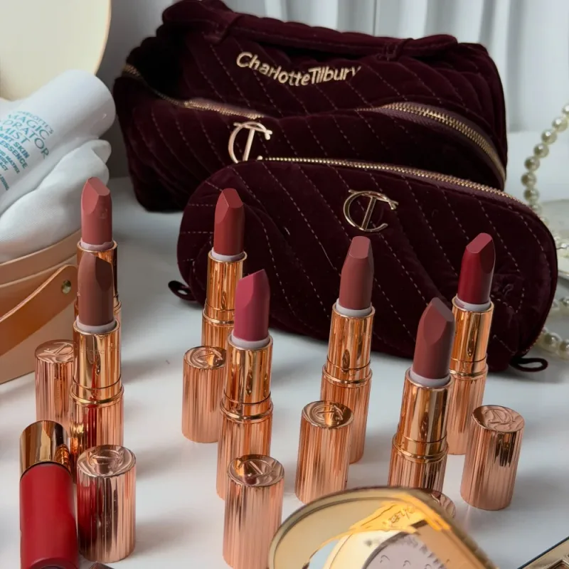 Charlotte Tilbury New Pillow Talk Big Lip Plumpgasm Lip Cheat Collagen Lip Bath CT Lipliner Makeup Lipstick Lipstick Moisturize Lip Gloss