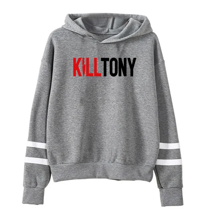 Толстовка с капюшоном Kill Tony Merch унисекс, без карманов, с рукавами с параллельными перекладинами, уличная одежда, женская и мужская толстовка с капюшоном, забавная одежда