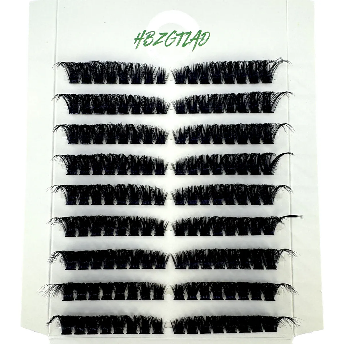 9-row fluffy curly eyelash bundle extension line 60D/80D left/right cat eye eyelash extension line can be reused