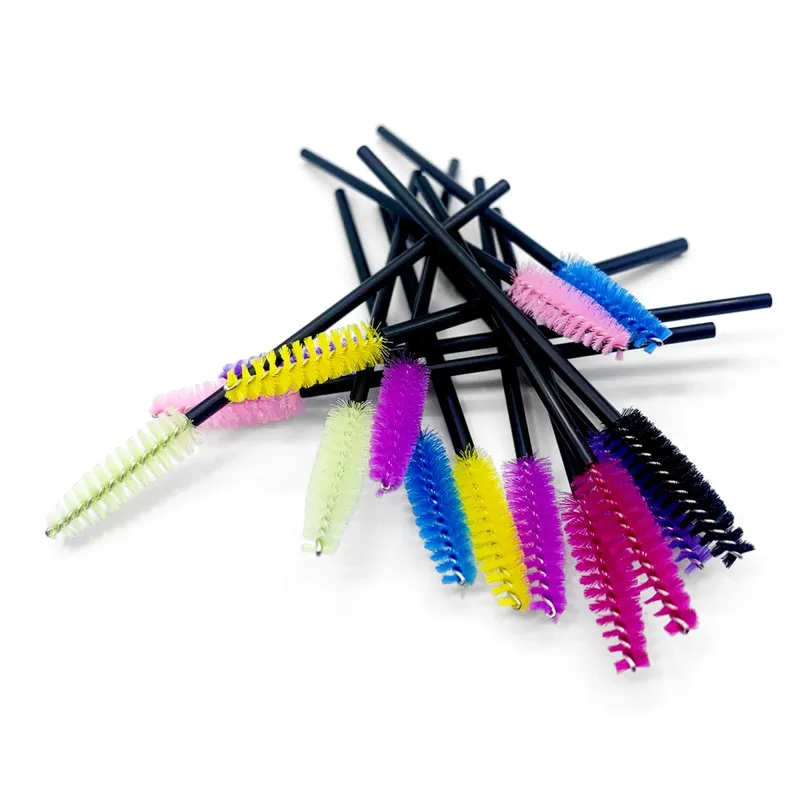 Jednorázové štětce na řasy Crystal Diamond Handle Štětec na řasy Řasenka na obočí Hůlky na řasy Potřeby pro prodloužení řas Makeup Tools