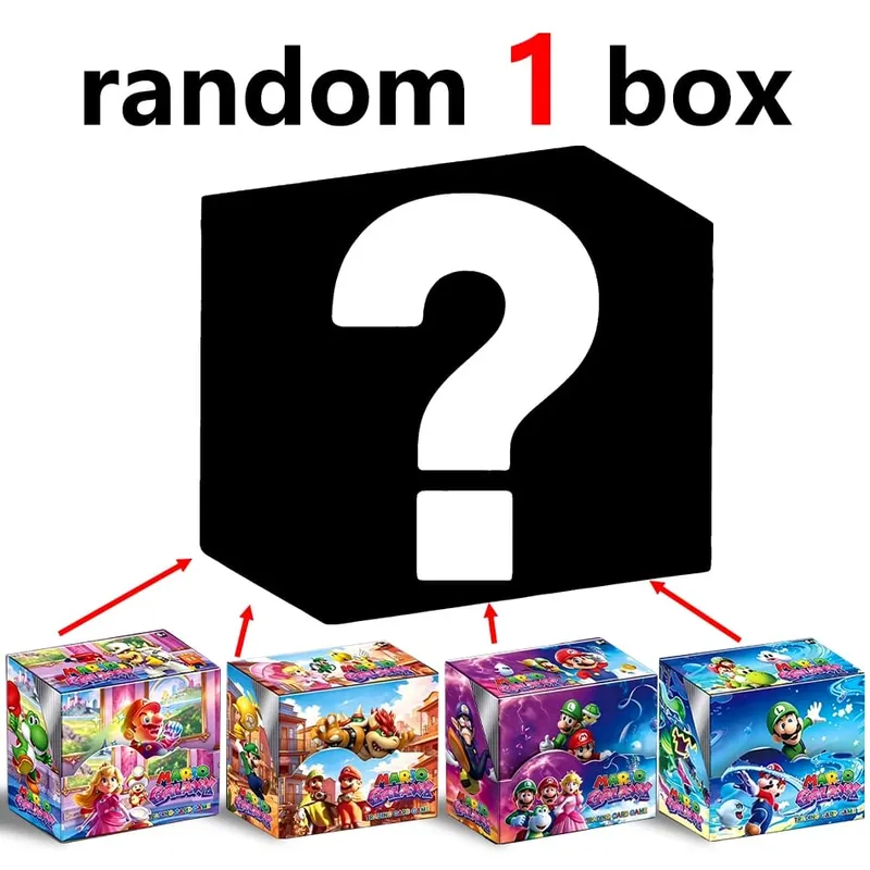 New 36pcs Mario Bros Game Cards Super Mario Trading Card Collection Action Figure English Booster Pack Battle Toy Gift — image 8