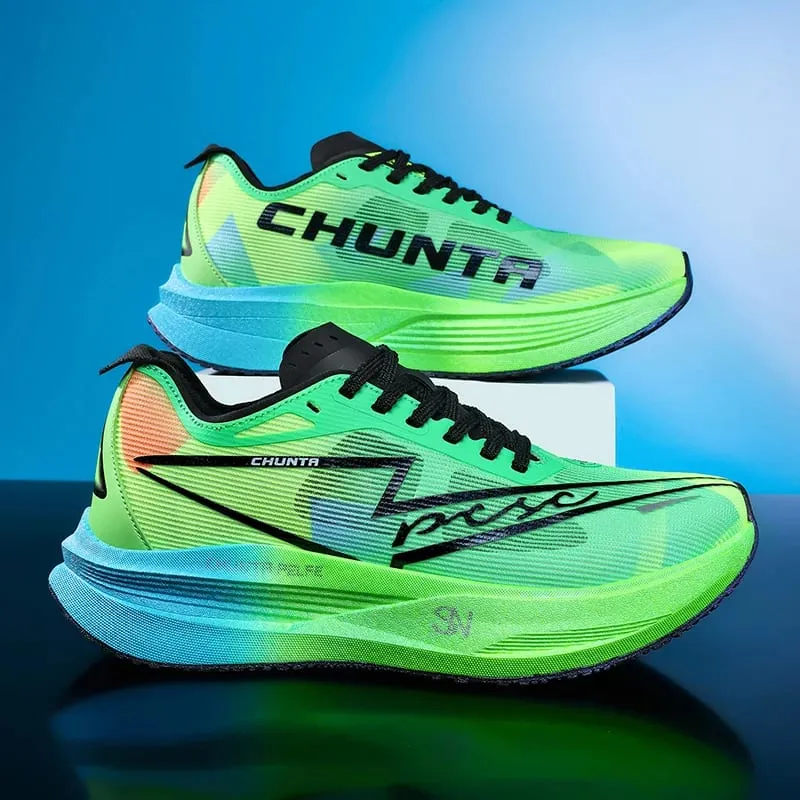 Men Casual Sports Running Shoes Carbon Plate Marathon Outdoors Breathable Lightweight Women Comfortable Athletic Sneakers Trail