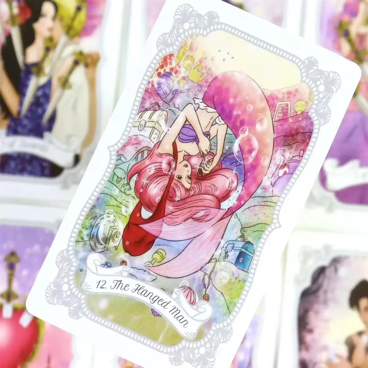 10.3*6cm Based on Rider Waite System The Mermaid's Dream Tarot 78 Pcs Beautiful Tarot Cards