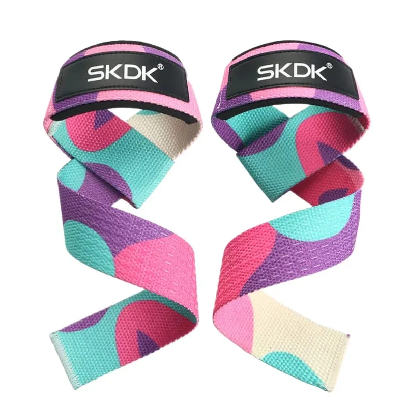 1 Pair Weightlifting Wrist Straps Strength Training Adjustable Non-slip Gym Fitness Lifting Strap Wrist Support Sports Grip Band