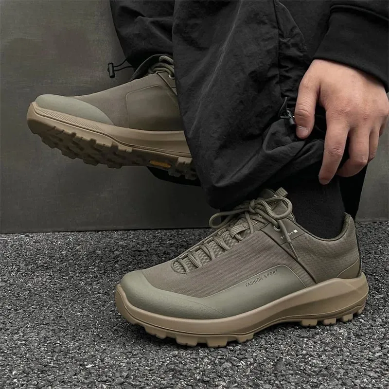 Green Running Shoes for Men Elasticity Casual Sneakers Lightweight Breathable Speciality Men's Sneakers Outdoor Tennis Shoes Man