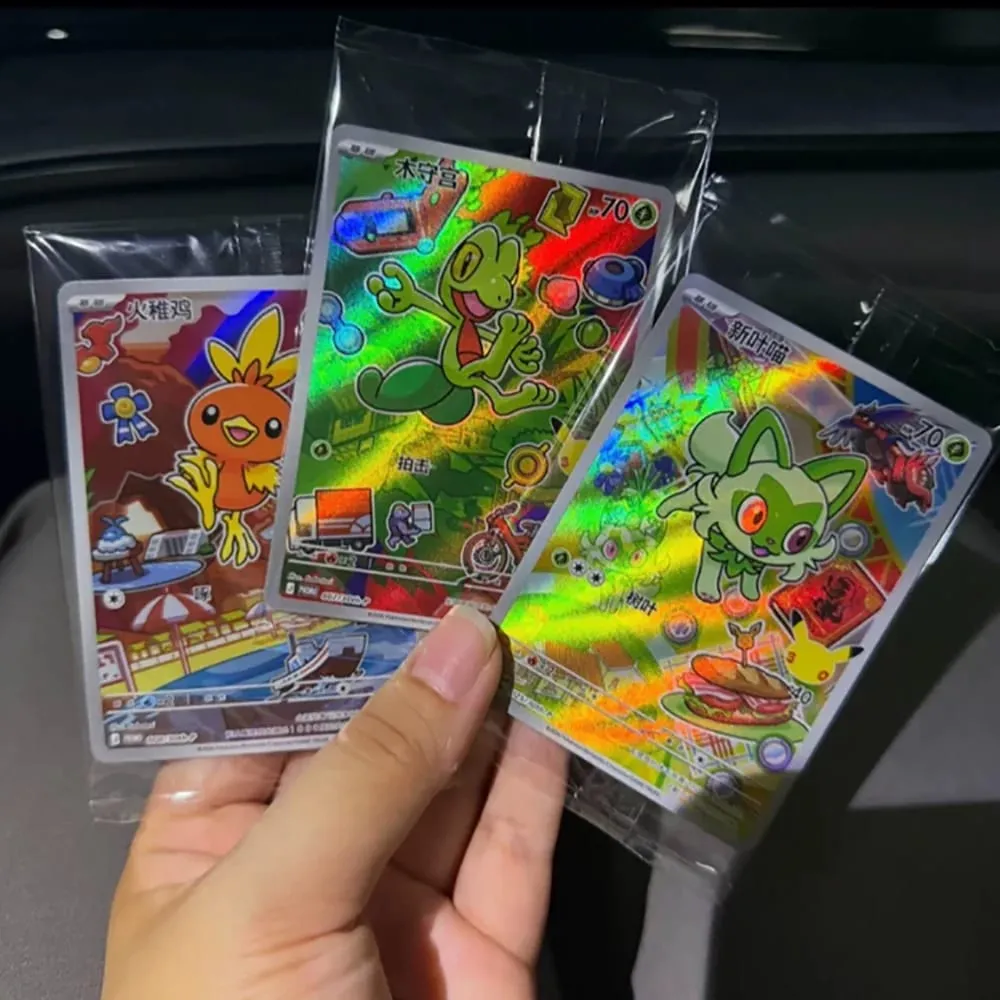 Hot 100% oficiální Pokémon 30. výročí Box Set Zjednodušená čínská PTCG Gem Pack Originální partneři Speciální ilustrační karty — image 6
