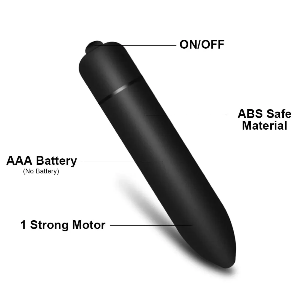 Mini Size Bullet Vibrator Butt Plug for Men Women Anal Plug Beginner Battery Powered Prostate Massager for Gay Adult Sex Toy — image 4