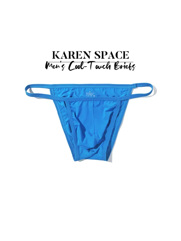 1PC Men's Sexy Low-Waist Briefs with Large Pouch Single Color Thin Belt Comfortable Thin Design for Summer Pure Color Underwear — image 40