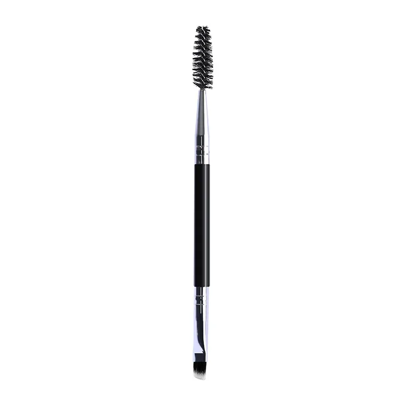 Berus Kening Lembut Berus Bulu Mata 2 dalam 1 Pembentuk Kontur Profesional Kening Eyeliner Berus Solek Eyes Blending Berus Kosmetik