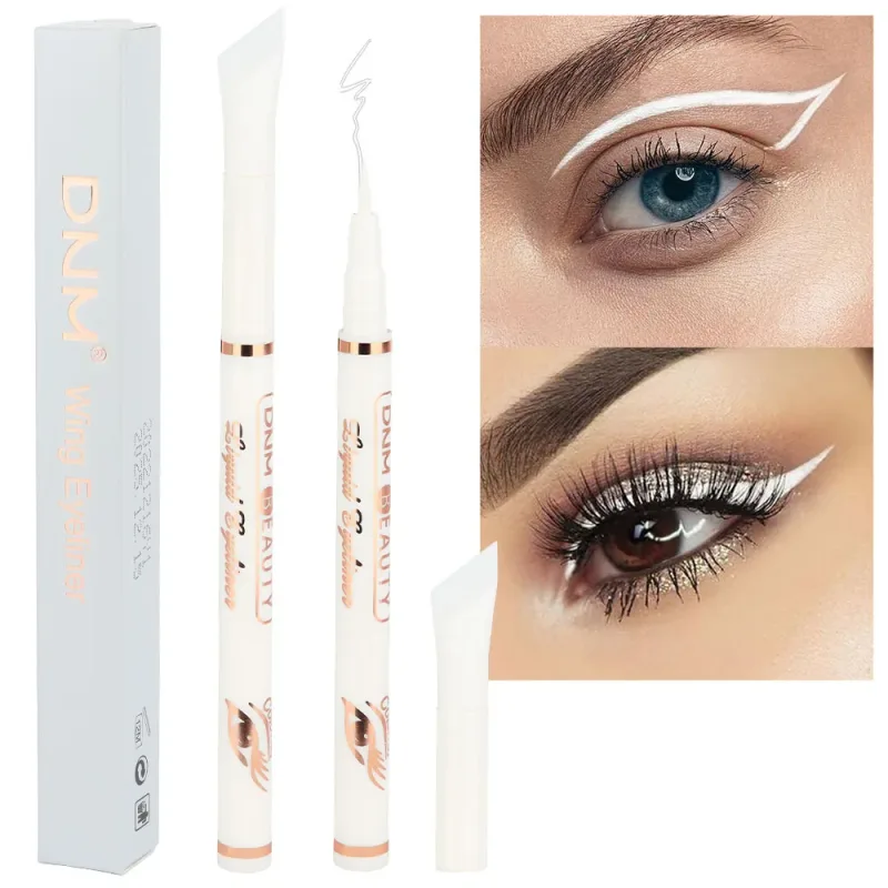 12 Colors Matte Liquid Eyeliner Pen Black Purple Makeup Waterproof Quickly Drying Smooth Ultra-thin Eye Liner Wing Tips Cosmetic