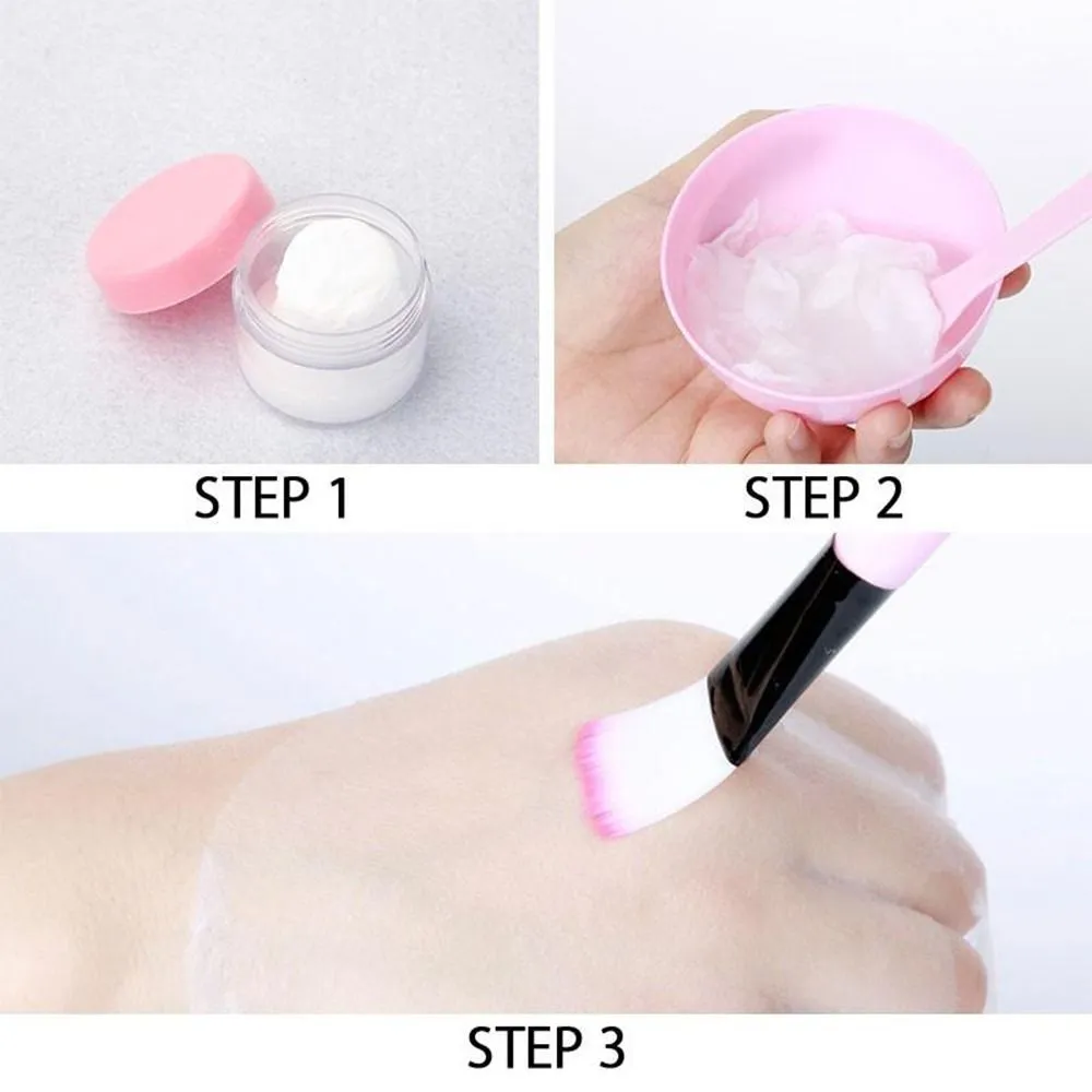 Face Mask Mixing Bowl Set DIY Facemask Mixing Tool with Silicone Mask Bowl Makeup Brushes Spatula Beauty Skin Care Beauty Health