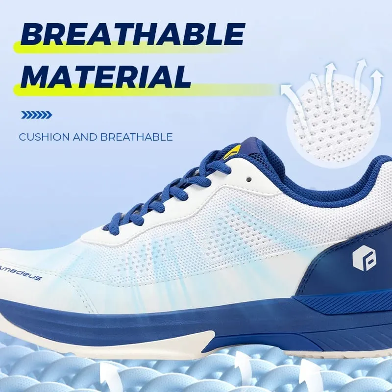 FitVille Men's Wide Width 2E Professional Tennis Training Shoes Breathable Lightweight Non-Slip Sports Sneakers Equipped with Arch Support for All Day Wear